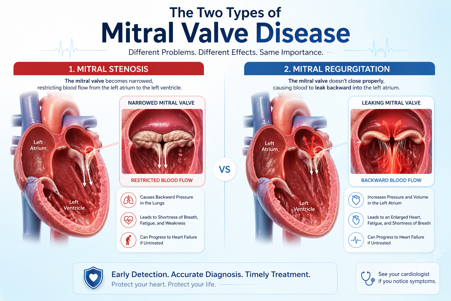 The Two Types of Mitral Valve Disease
