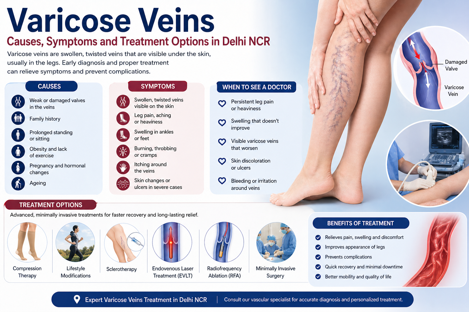 varicose veins causes symptoms
