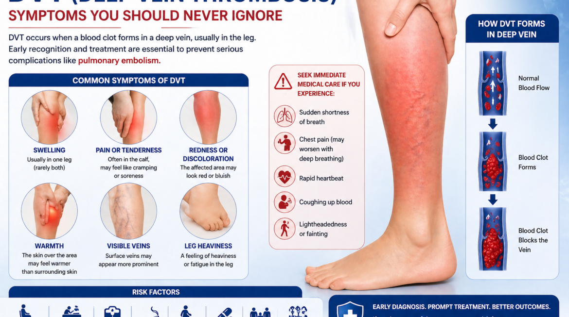 DVT deep vein thrombosis symptoms— Warning Signs and Treatment in India