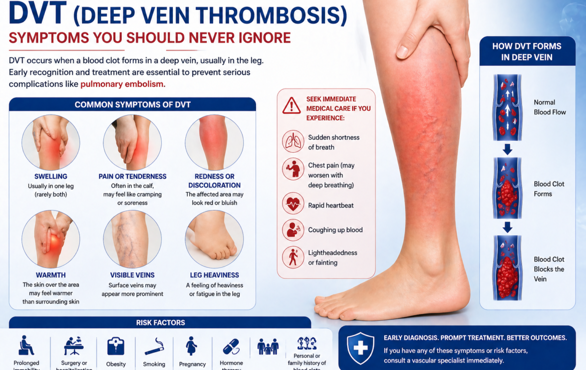 DVT deep vein thrombosis symptoms— Warning Signs and Treatment in India