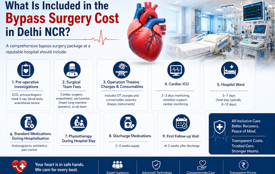 Bypass Surgery Cost in Delhi NCR 2026 — Complete Patient Guide