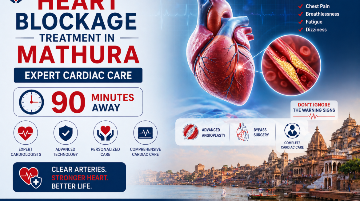 Heart Blockage Treatment in Mathura — Expert Cardiac Care 90 Minutes Away