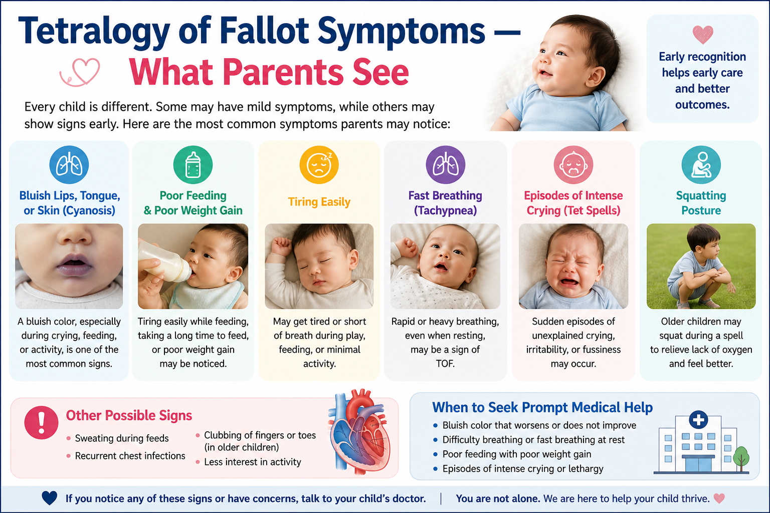 Tetralogy of Fallot Symptoms — What Parents See