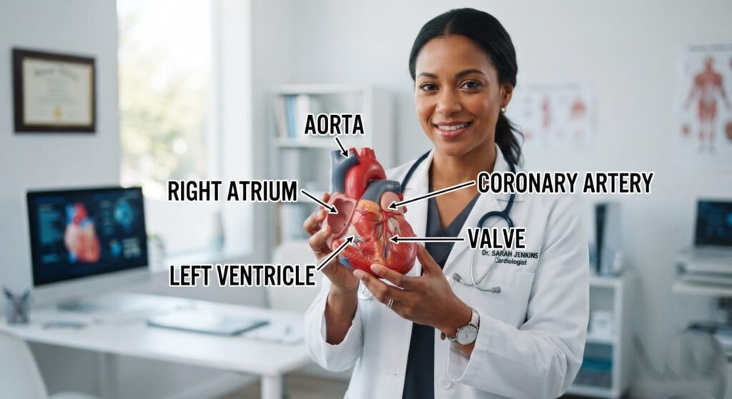 Atrial Fibrillation warning signs being checked by a cardiologist.