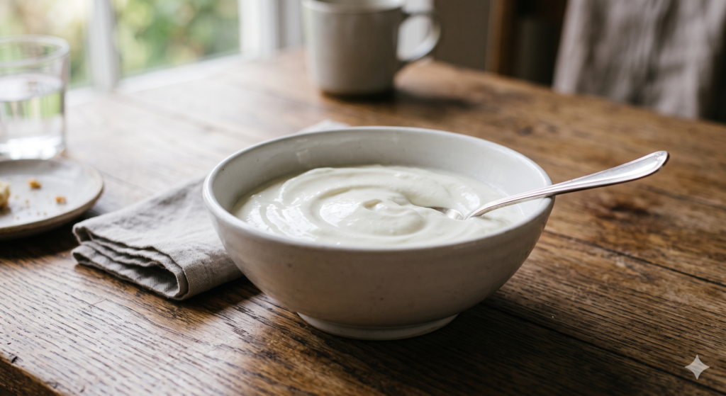 Plain unsweetened yogurt for hypertension control.