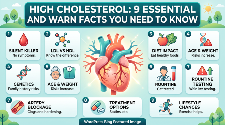 High Cholesterol: 9 Essential and Warn Facts You Need To Know