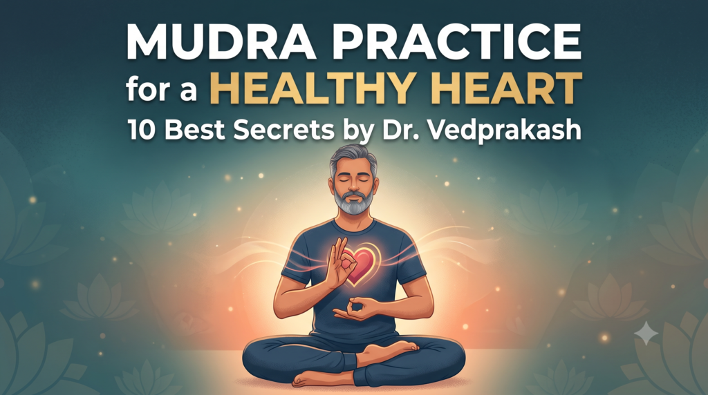 Mudra Practice for a Healthy Heart: 10 Best Secrets by Dr.Vedprakash