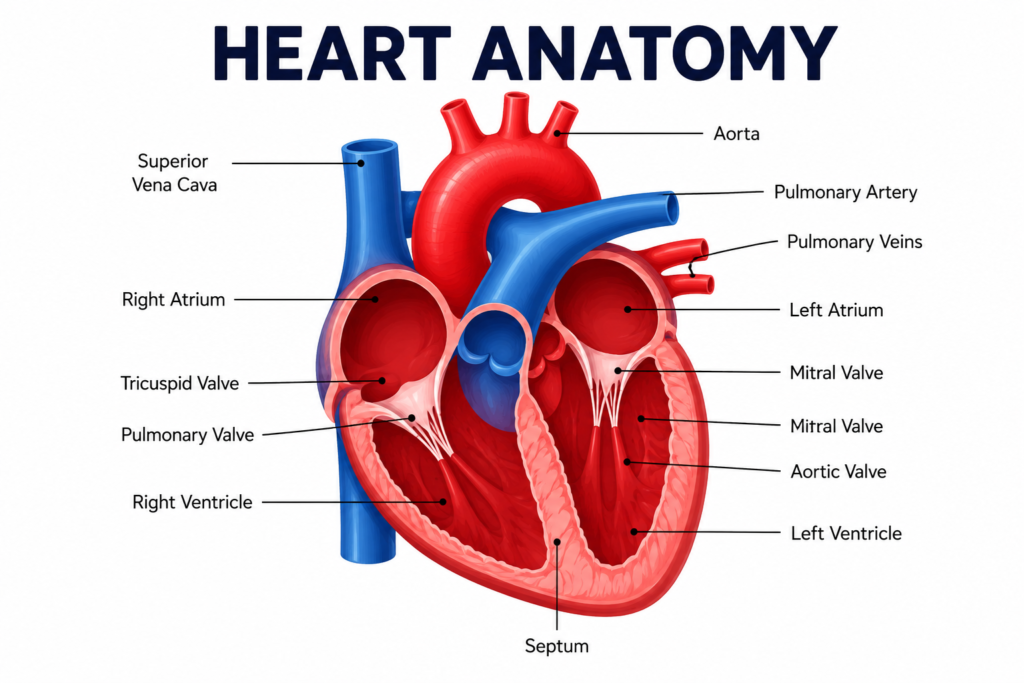 Anatomy of the Human Heart