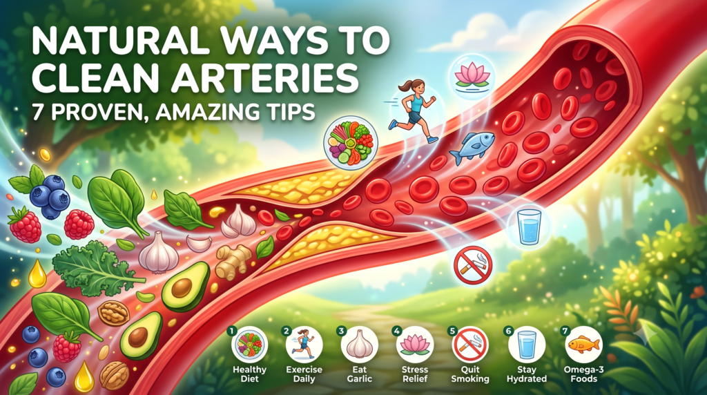 Natural Ways to Clean Arteries: 7 Proven, Amazing Tips