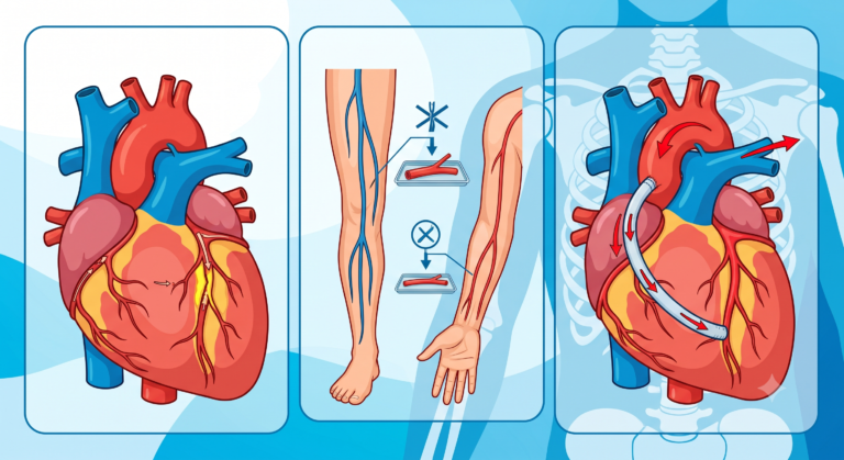 Heart bypass surgery procedure