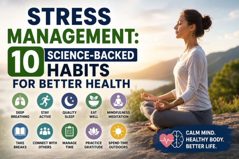 Stress Management: 10 Science-Backed Habits for Better Health